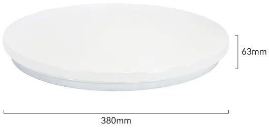 Brilagi - Lampă LED dimabilă MILKY WAY LED/24W/230V 3000-6500K, Ø 38 cm + telecomandă