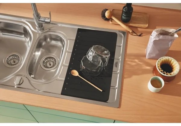 GROHE 40871K00 - Tavă de scurgere ceramică 450 x 400 mm, negru