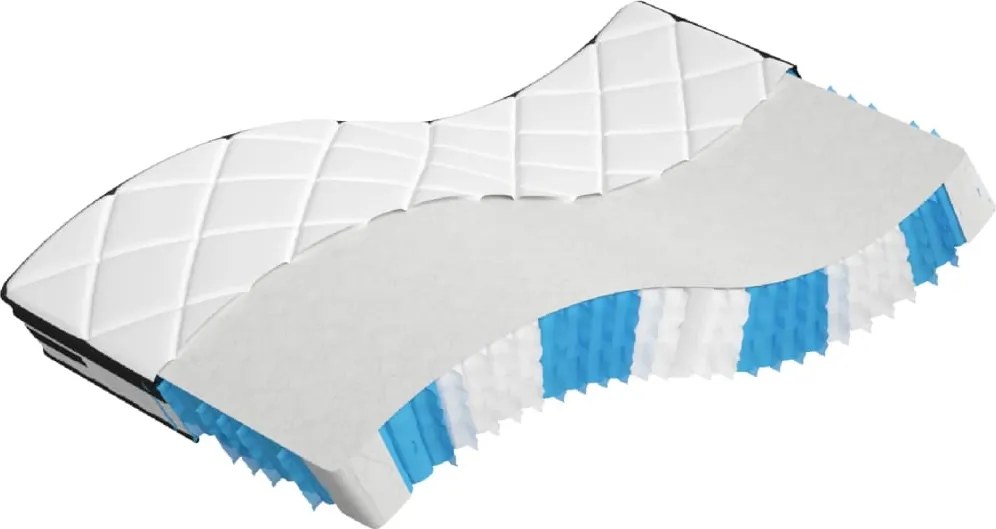 vidaXL Saltea cu arcuri buzunar, fermitate medie plus, 70x200 cm