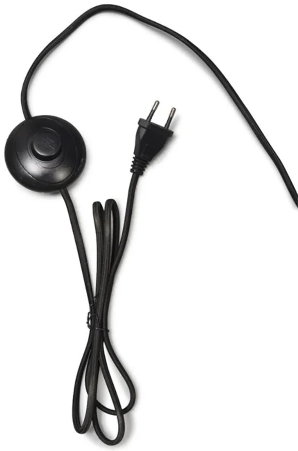 Lampadar eco din bambus Bromo L negru/ natur, 60x18cm