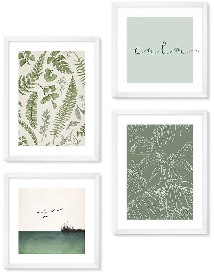 Tablouri 4 buc. 30x40 cm Calm – knor