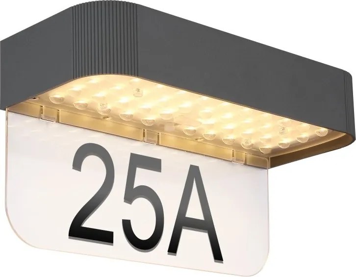 Aplica solara LED iluminat numar de casa IP54 SOLAR