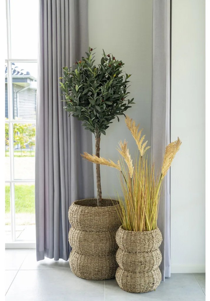 Cosuri Sarbas, iarbă de mare, natural, 2pcs