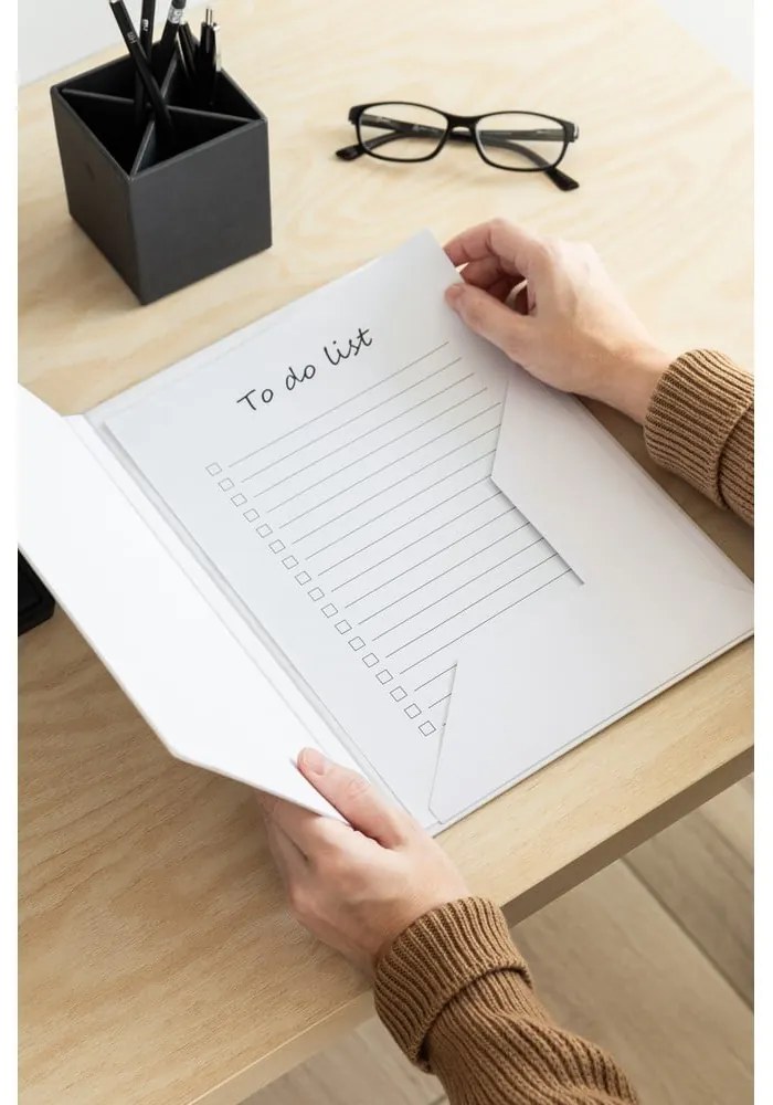 Organizator pentru documente din carton Paulina Paper Laminate A4 – Bigso