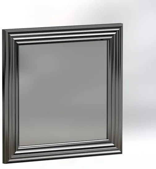 SET 3x oglindă de perete OTTO 40x40 cm argintiu