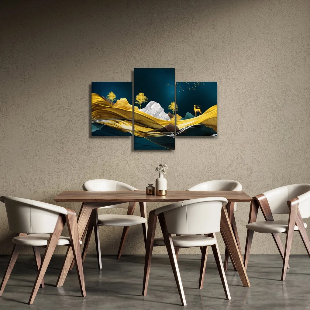 Tablou - Peisaj, cerb (90x60 cm)