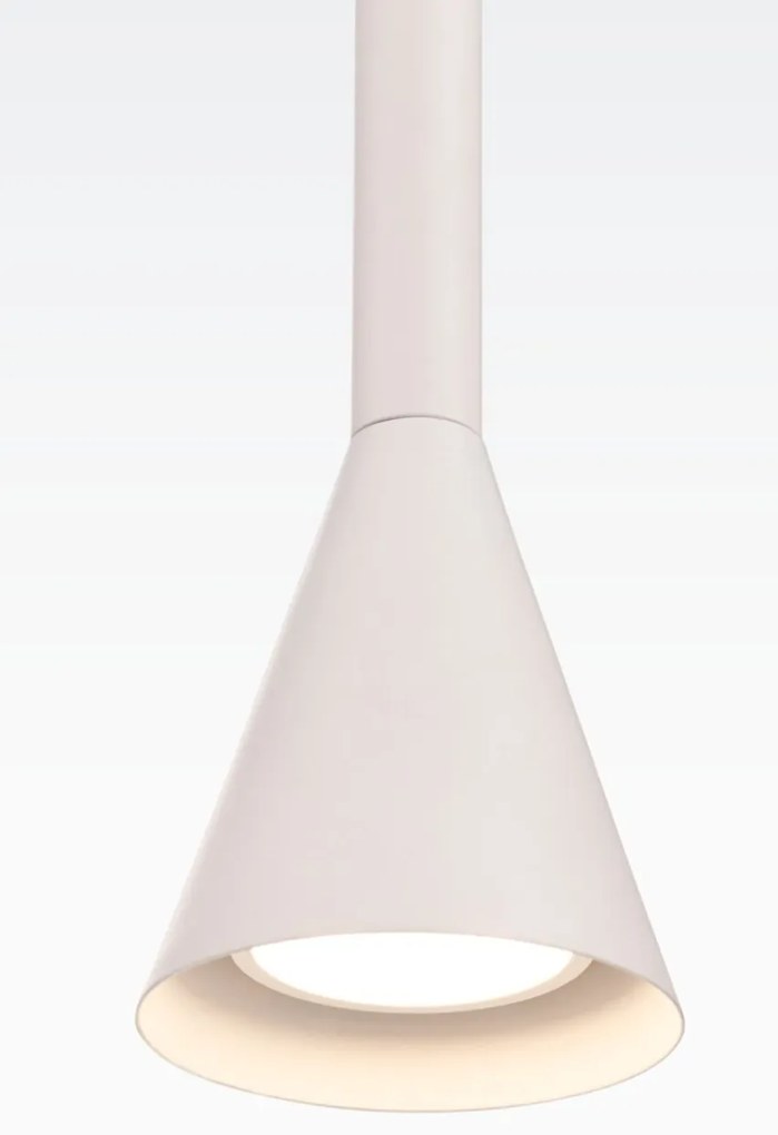Pendul design tehnic Arrow alb