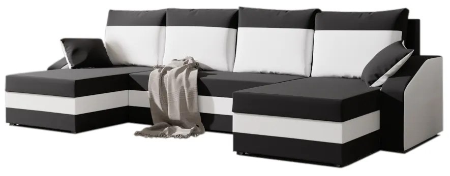 Supermobel Canapea extensibilă în formă de U WELDA, 302x75x138,haiti 17/haiti 0