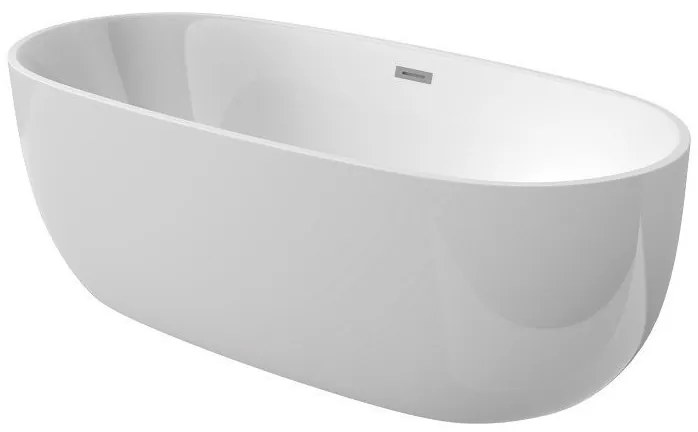 Cada freestanding din acril Deante Alpinia alb 170x80cm