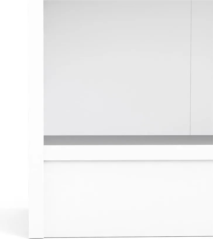 Bibliotecă Tvilum Basic, 79x203 cm, alb