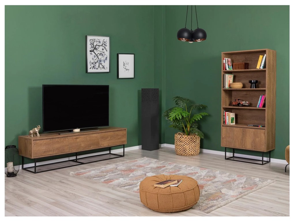 Mobilier living Lexuna 25 (Nuc + Negru). 1088277
