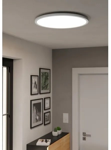 Plafonieră LED RGBW dimabilă de exterior Eglo 901473 ROVITO-Z 16,8W/230V d. 50 cm IP44 alb