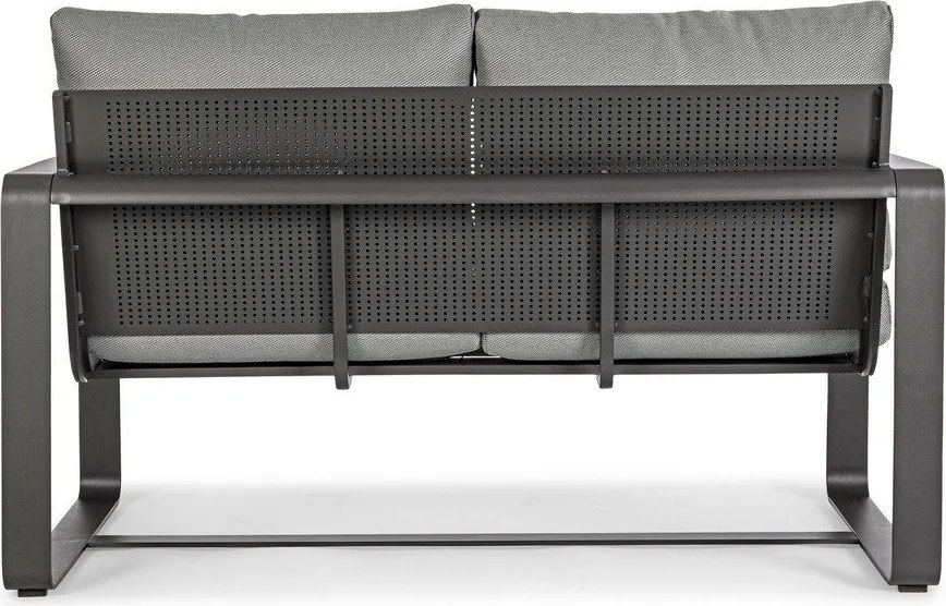 Canapea de grădină gri din aluminiu Merrigan – Bizzotto