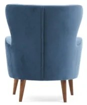 Fotoliu cu aripi NEKO, albastru