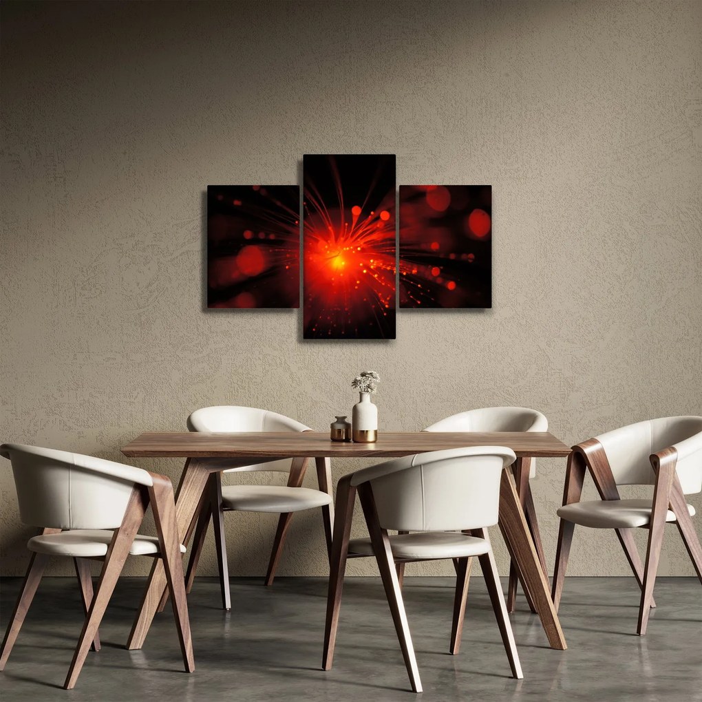 Tablou cu abstacție sclipire (90x60 cm)