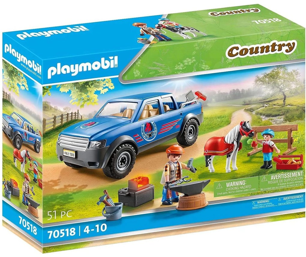 MASINA PENTRU POTCOVIRE CAI - PLAYMOBIL (70518)