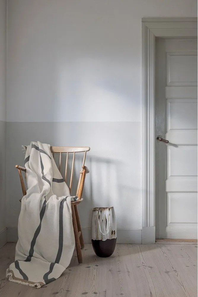 Pătură crem 130x175 cm Shadow – Mette Ditmer Denmark