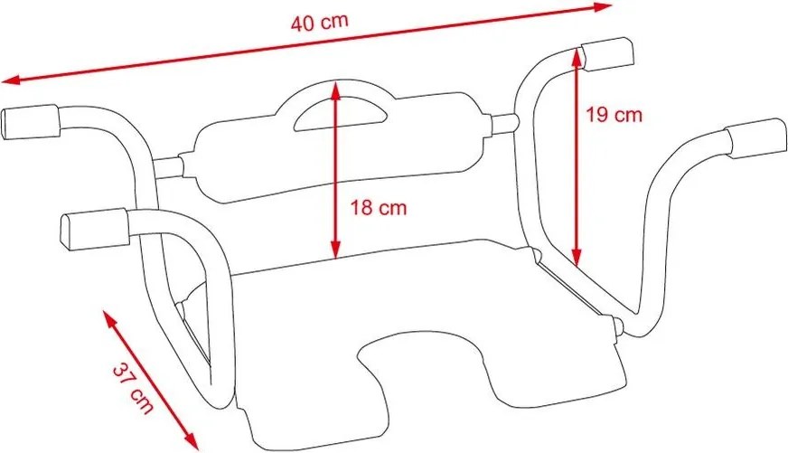 Scaun de baie ZEBRA - JHK-3666