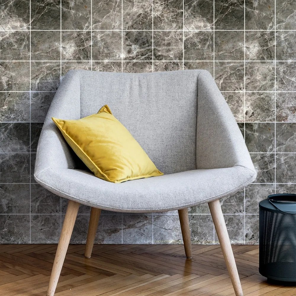 Autocolante pentru gresie 24 buc. 15x15 cm Marble Tiles Venezia – Ambiance