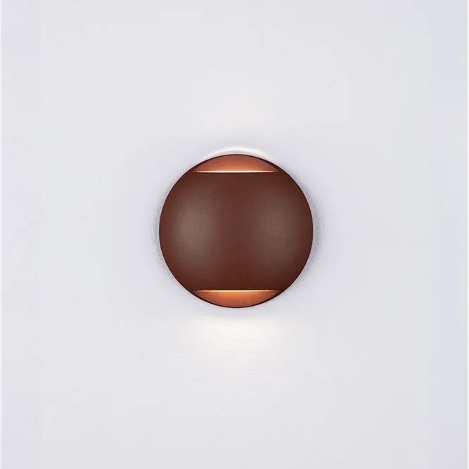 Aplica exterior cu iluminat sus si jos LED IP65 PASSO corten