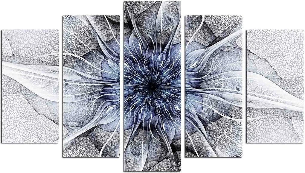 Set 5 tablouri 5ABSMDF-59, multicolor, 110x60 cm