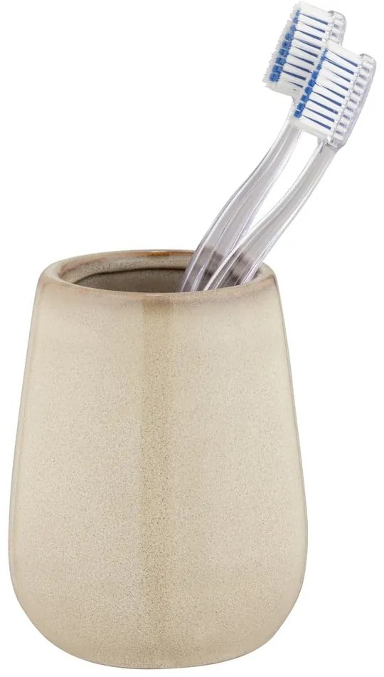 Suport pentru periuța de dinți bej din ceramică Sirmione – Wenko