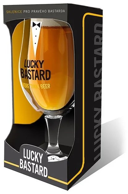 Pahar pentru bere Lucky Bastard 400ml