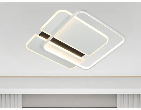 Plafonieră LED dimabilă LED/95W/230V 3000-6500K alb/negru + telecomandă