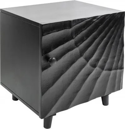 Noptiera din lemn de mango Scorpion 50cm, negru