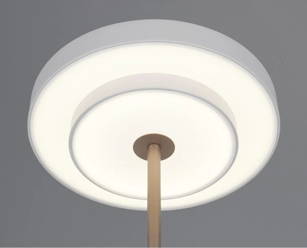 Lampadar fildeș LED cu intensitate reglabilă (înălțime 138 cm) Keaton – Trio