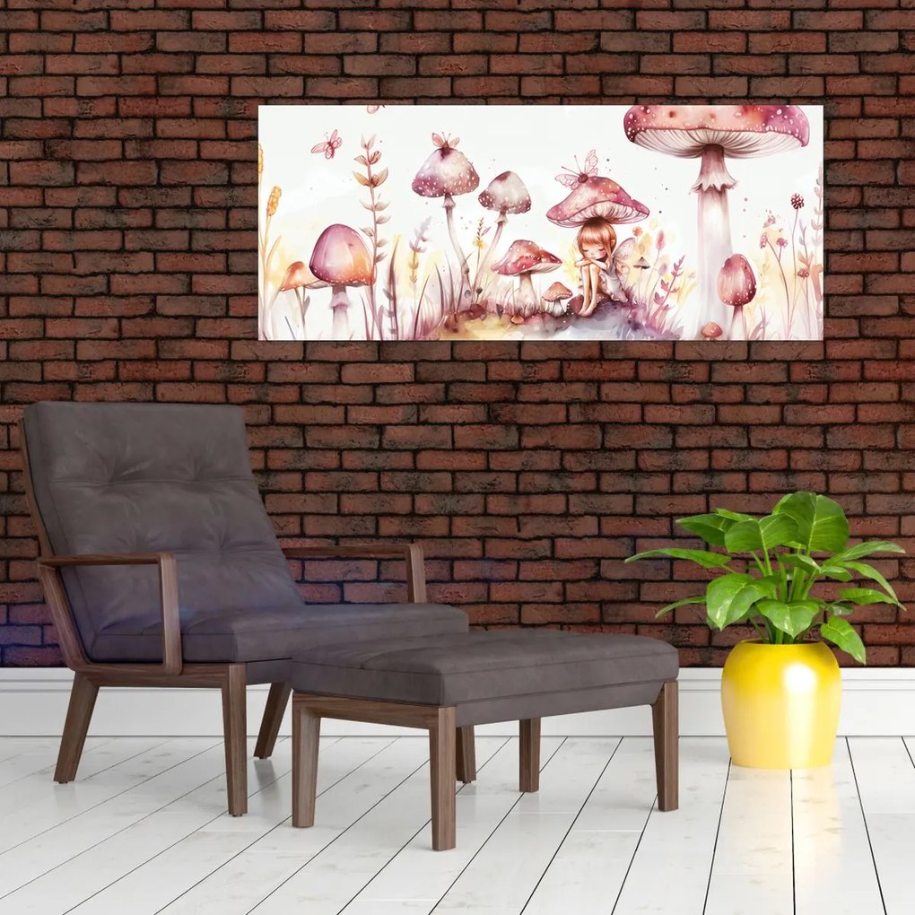 Tablou - Zâna Roz (120x50 cm)