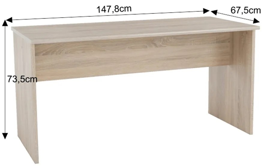 Masă PC Jove Typ 08 (stejar sonoma). 779655