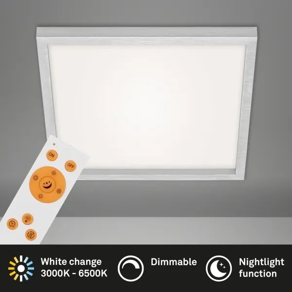 Plafonieră LED dimabilă LED/24W/230V 3000-6500K Briloner 7371-014 + telecomandă