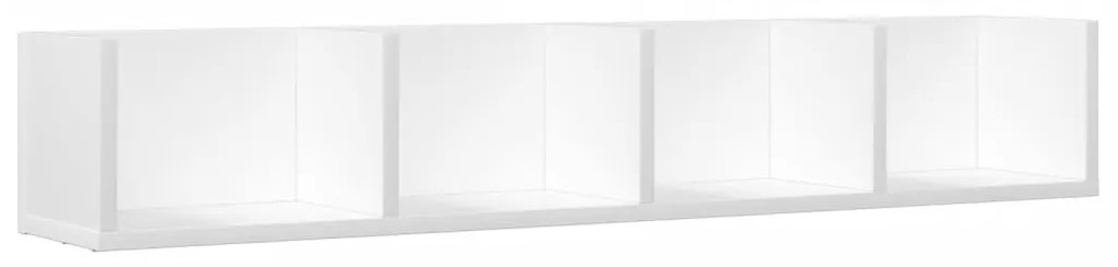 840443 vidaXL Dulap de perete, alb, 99x18x16,5 cm, lemn prelucrat