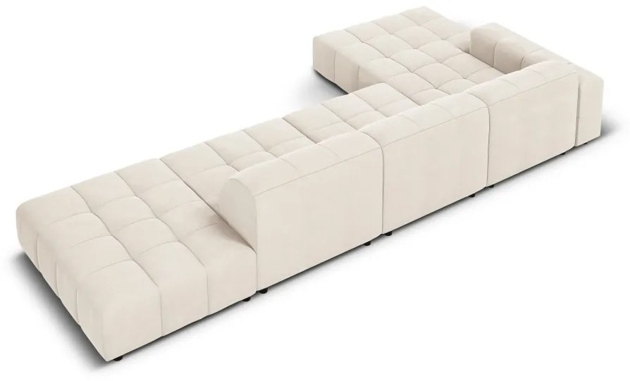Coltar 5 locuri Chicago catifea L341 cm