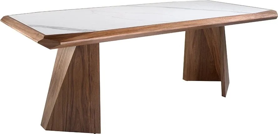 Masa dining design LUX Walnut 220x110cm