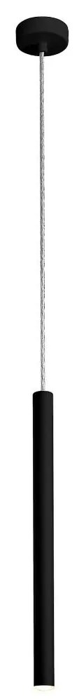 Pendul LED design minimalist LOYA, negru mat