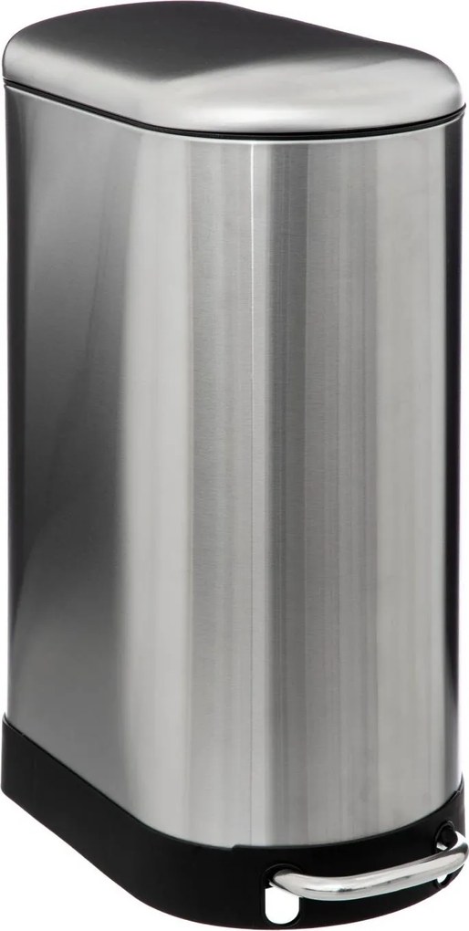 Coș de gunoi îngust Ariane, inox, cu pedală, 30 l