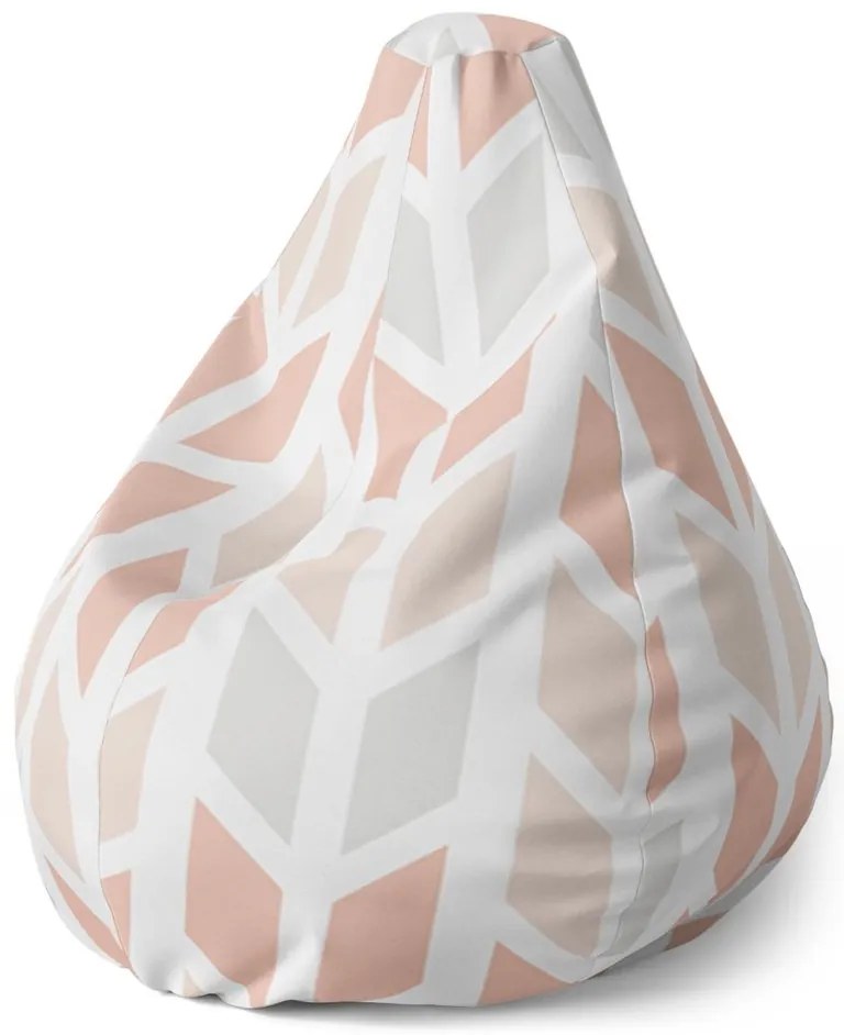 Sac de șezut Pear paralelograme deschise - pentru copii, bej