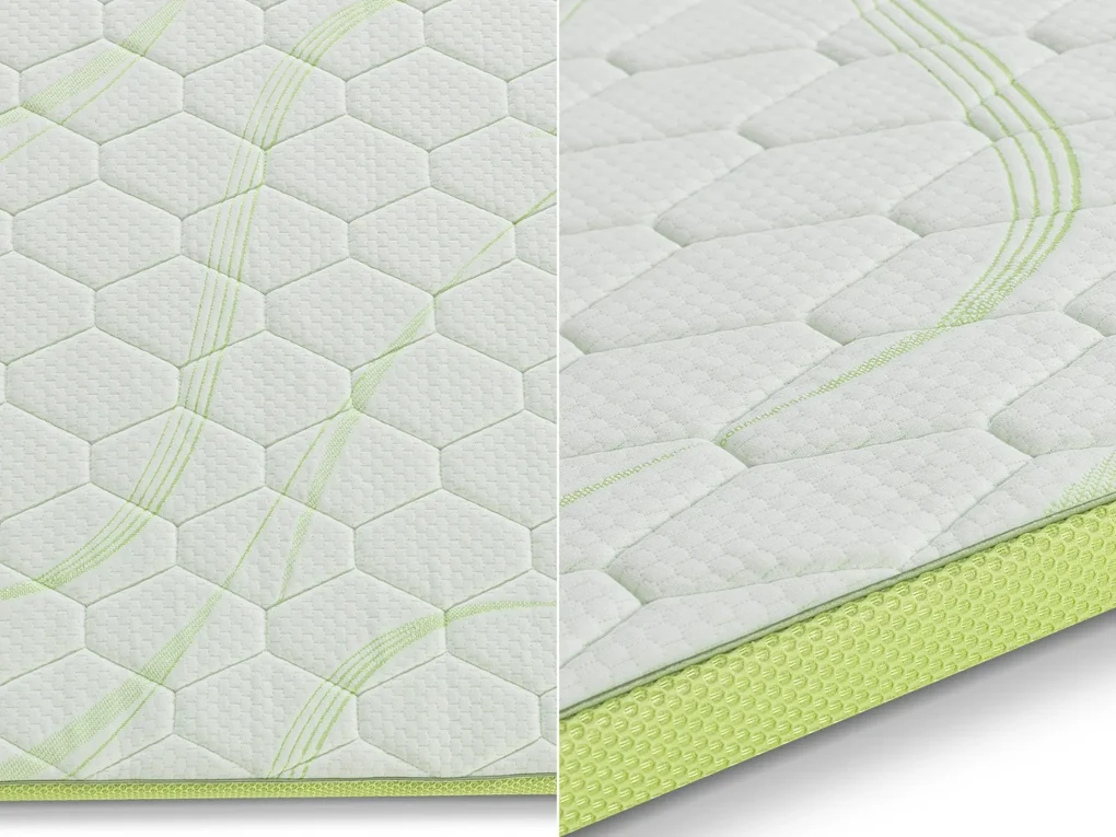 Topper cu 5 zone de confort Aloe Vera 4+1 80x200 cm