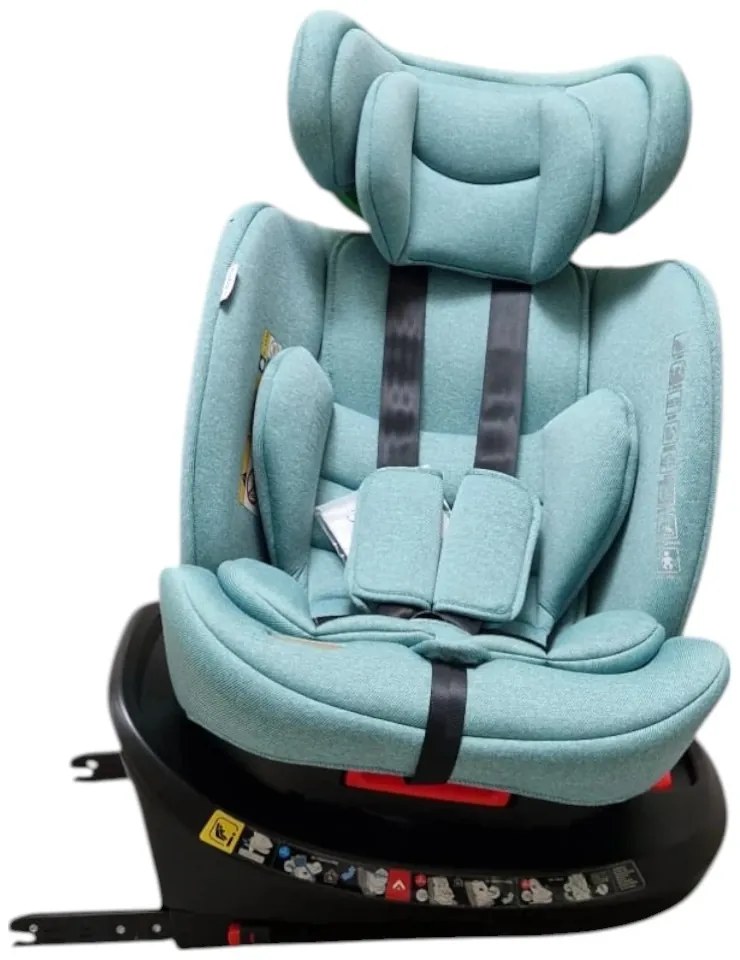 Scaun Auto cu Isofix Baby Care™ BS10P, Cu rotire 360 grade, Omologare R-129 i-Size, 0-36 kg, Tetiera reglabila, Transformabil in scoica auto, Sistem