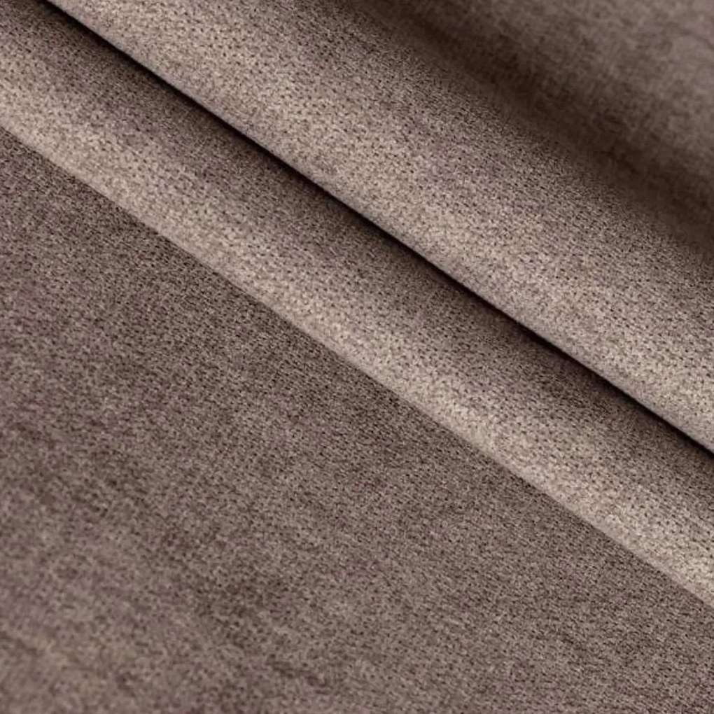 Pat tapițat boxspring MERALIS 140x200 cm maro Saltele: Saltea cu arcuri Bonell