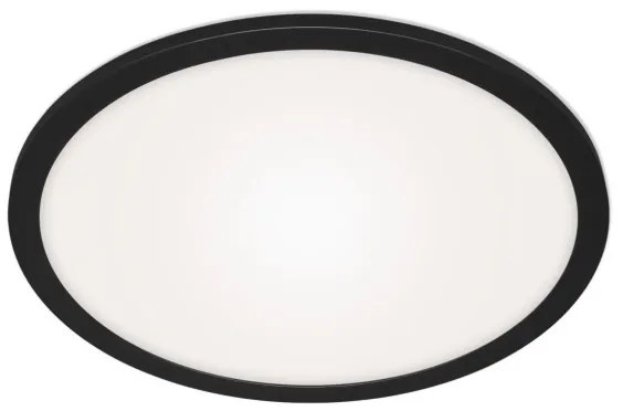 Plafonieră LED dimabilă Briloner 7168-015 PIATTO LED/22W/230V negru + telecomandă