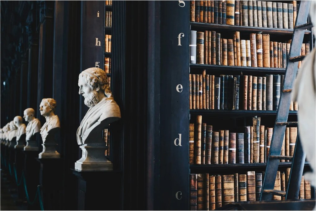 Tablou - La bibliotecă (90x60 cm)