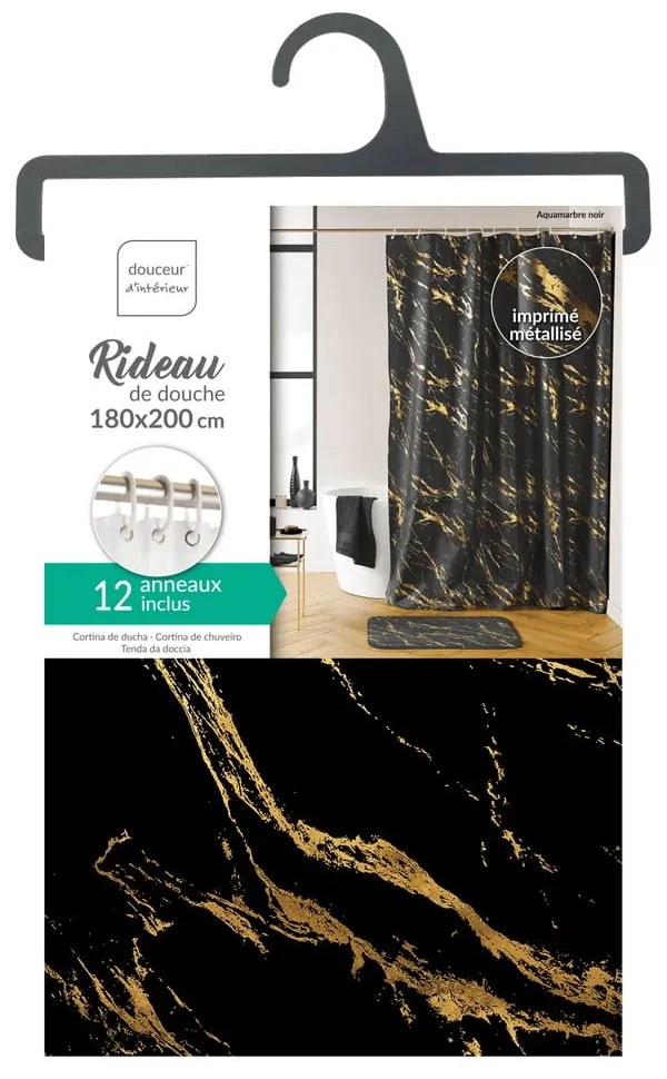 Perdea de duș 180x200 cm Aquamarbre – douceur d'intérieur