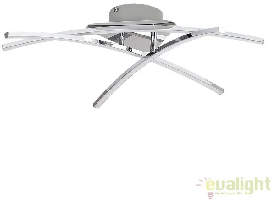 Plafoniera LED design modern, finisaj crom, Alexis 2504 RX