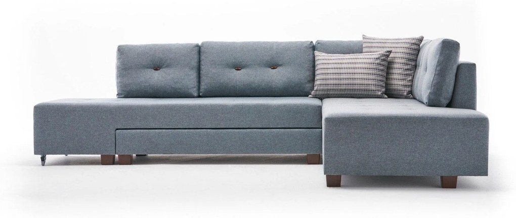 Coltar Extensibil Petra Dreapta, 282 x 85 x 206 cm