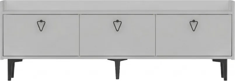Comoda TV PIENA 160 cm, alb