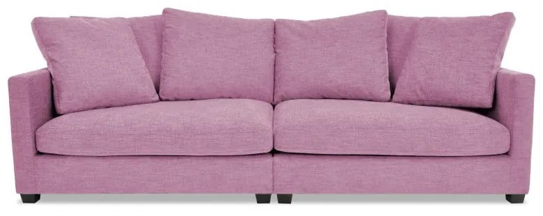 Canapea cu 3 locuri Vivontia Hugo, roz