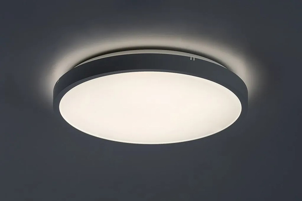 Plafoniera pentru baie, Protectie IP44 Alenzo D-35,5cm alba